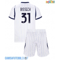 Camisa de time de futebol Inter Milan Yann Bisseck #31 Replicas 2º Equipamento Infantil 2026-27 Manga Curta (+ Calças curtas)